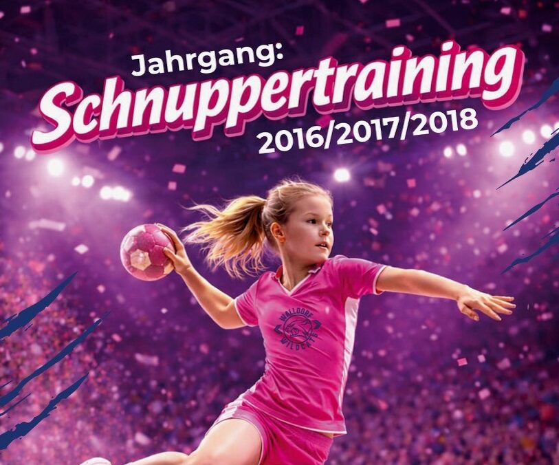 Schnuppertraining Jahrgang 2016/17/18